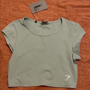 Gymshark cap sleeve crop top